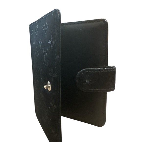 Louis vuitton black silk agenda - Rare - Picture 3 of 12